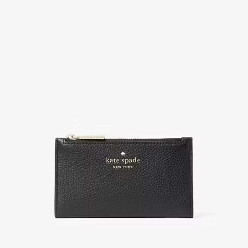 Kate Spade Leila Small Slim Bifold Wallet black